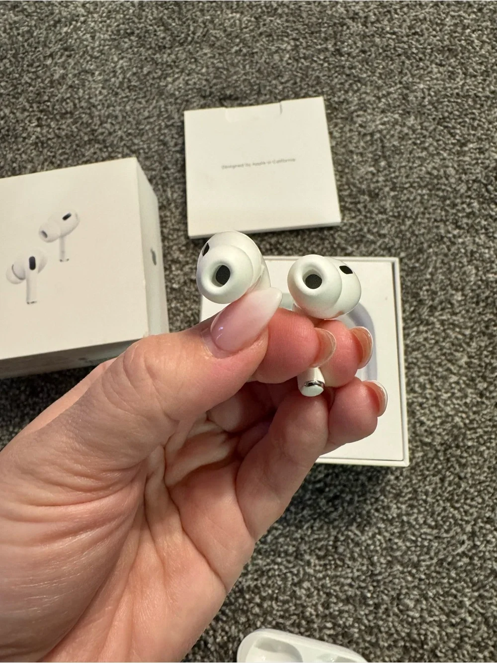 NEW Apple AirPods Pro 2nd Generation Earbuds with Charging Case in White